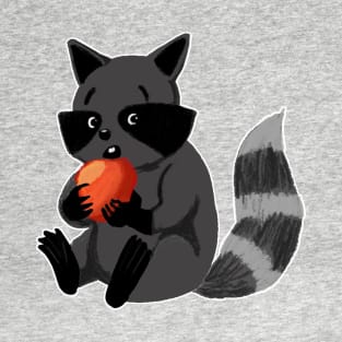 RACCOON EATING AN APPLE T-Shirt